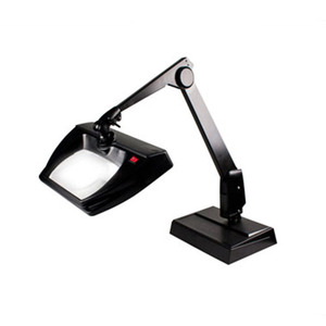 UV-White LED사각확대경 LMR-105-EB, 3D,28&quot;Desk형(Black color)